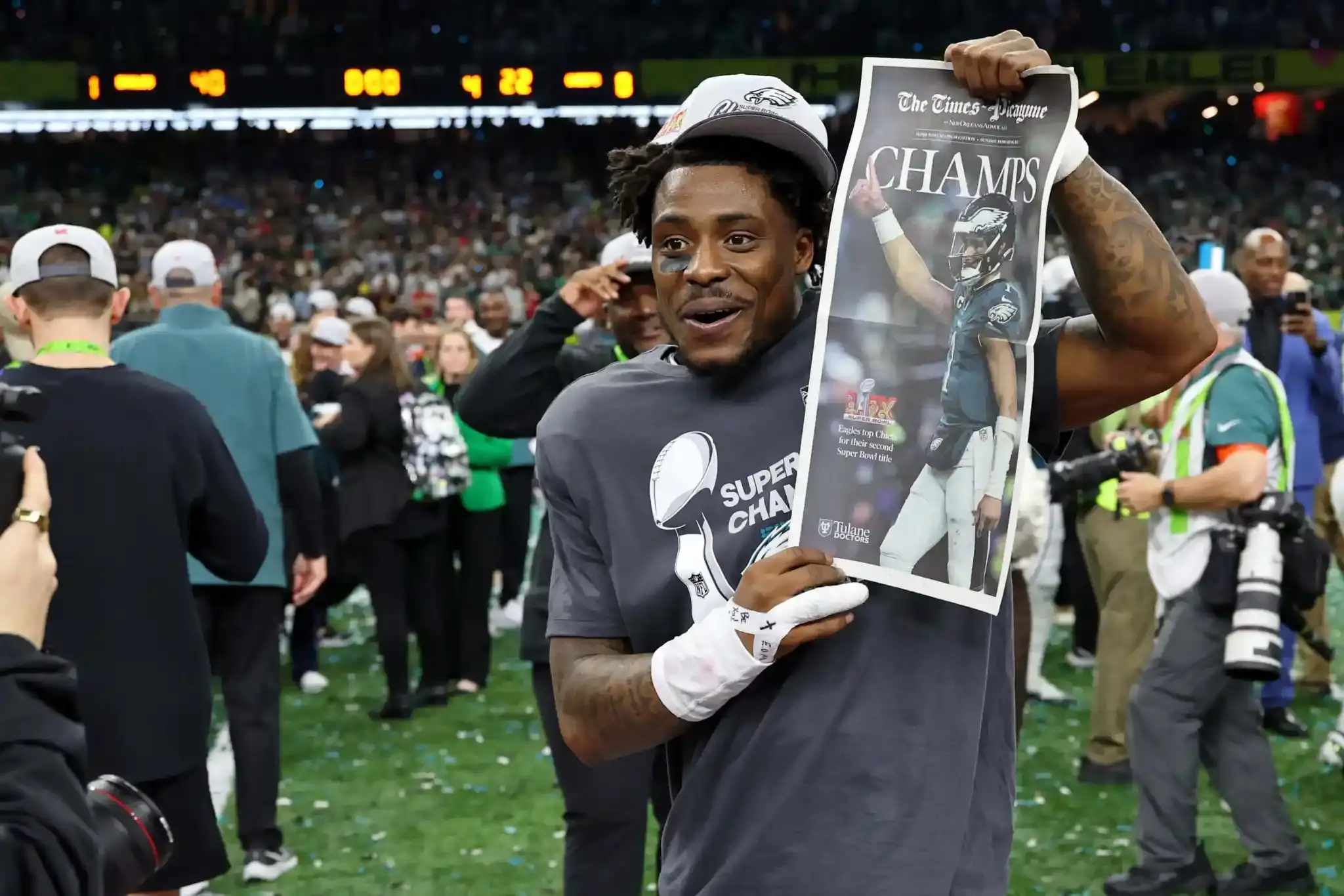 CJ Gardner-Johnson injury: Former Philadelphia Eagles safety suffers leg injury during camp