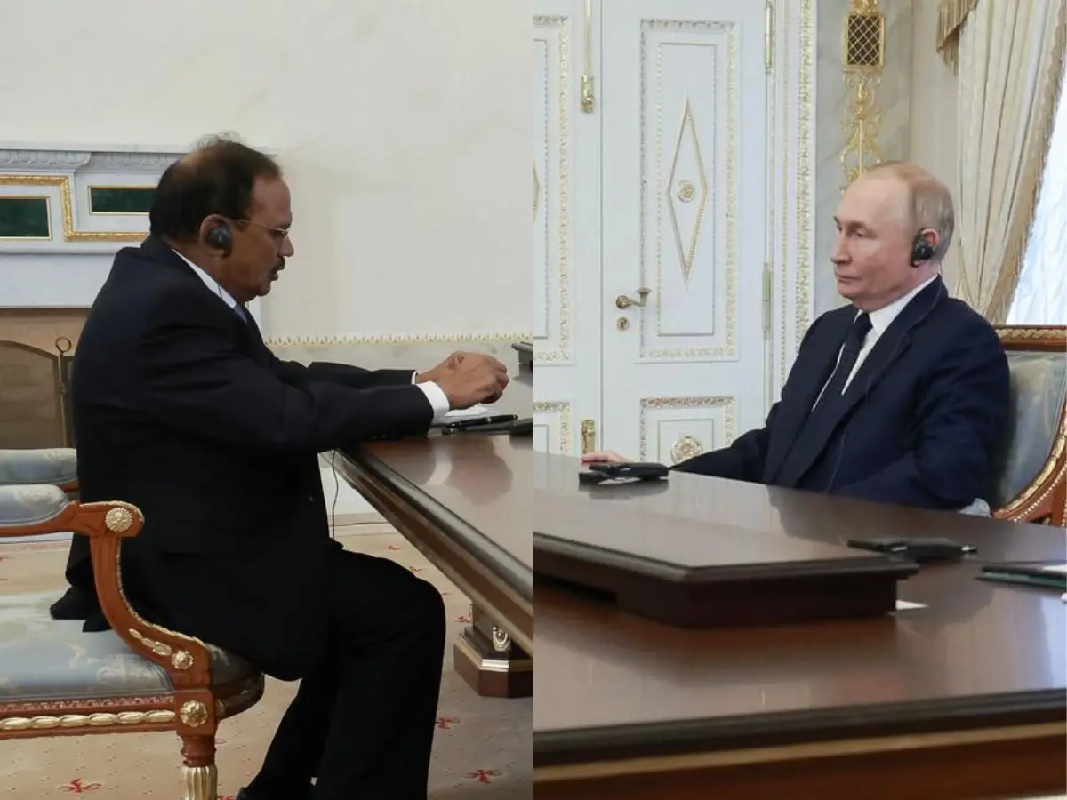 Putin meets India’s top security adviser Ajit Doval as Trump hits Delhi with 50% tariff