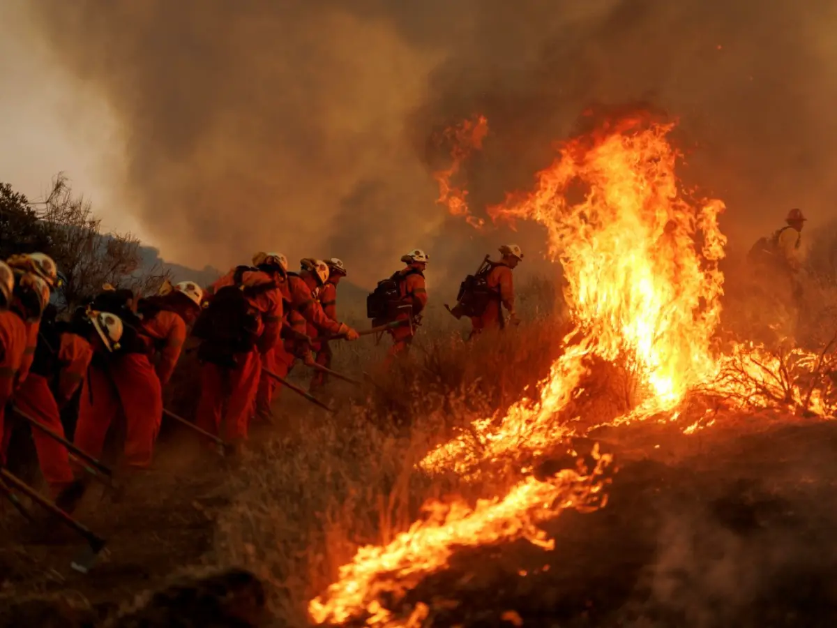 Grand Canyon wildfire in US