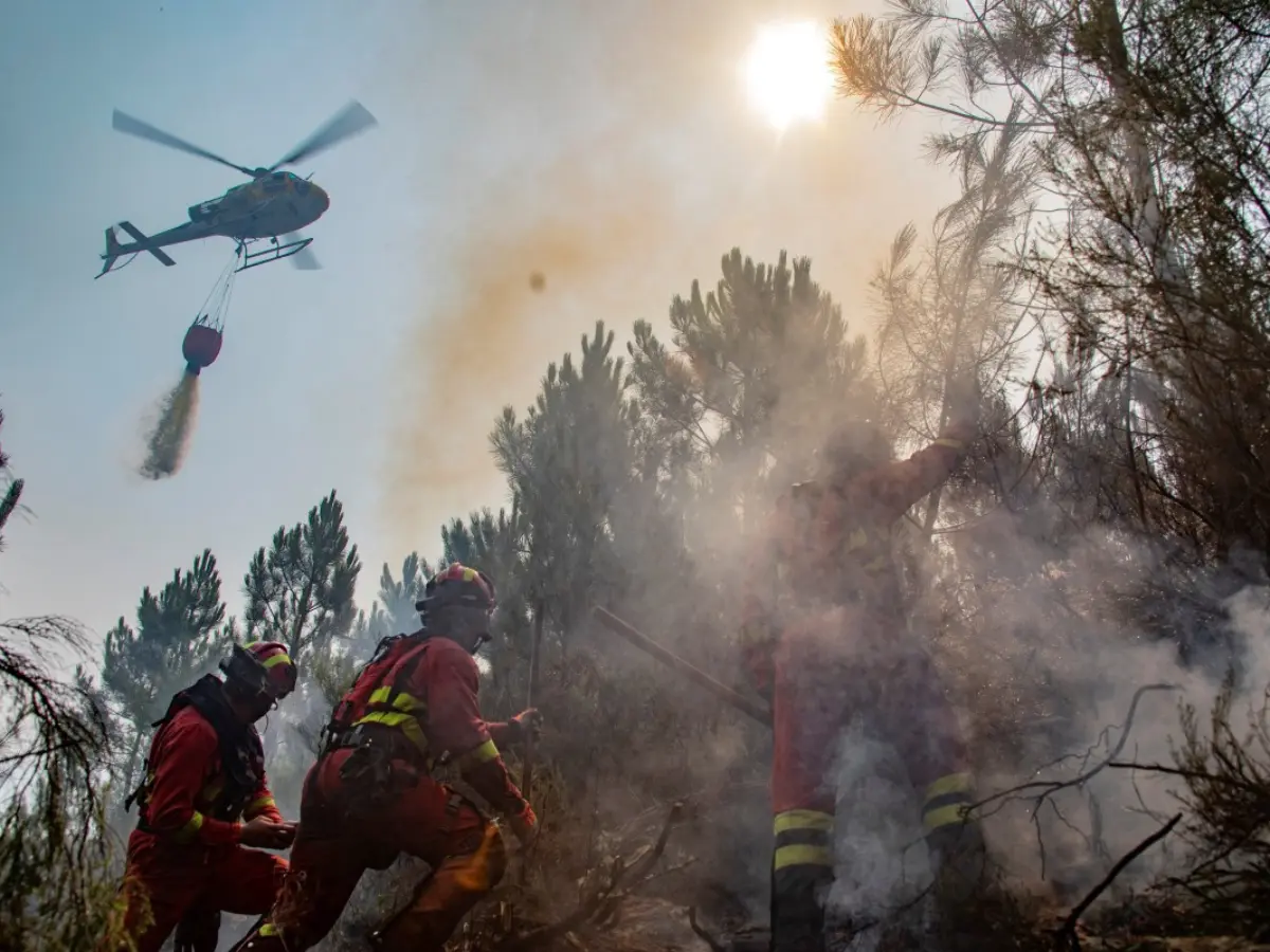 Spain's raging wildfire