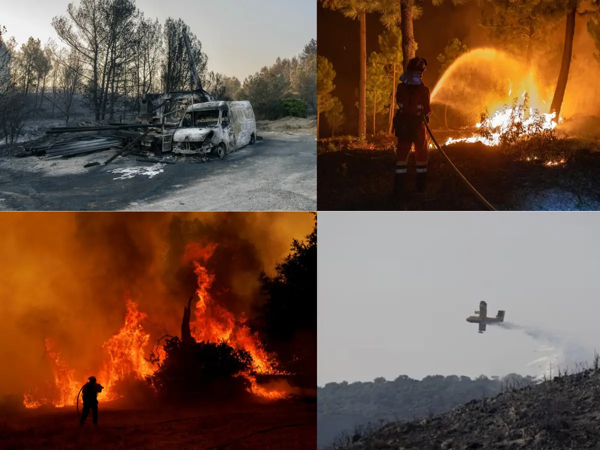 Scary pictures of wildfires