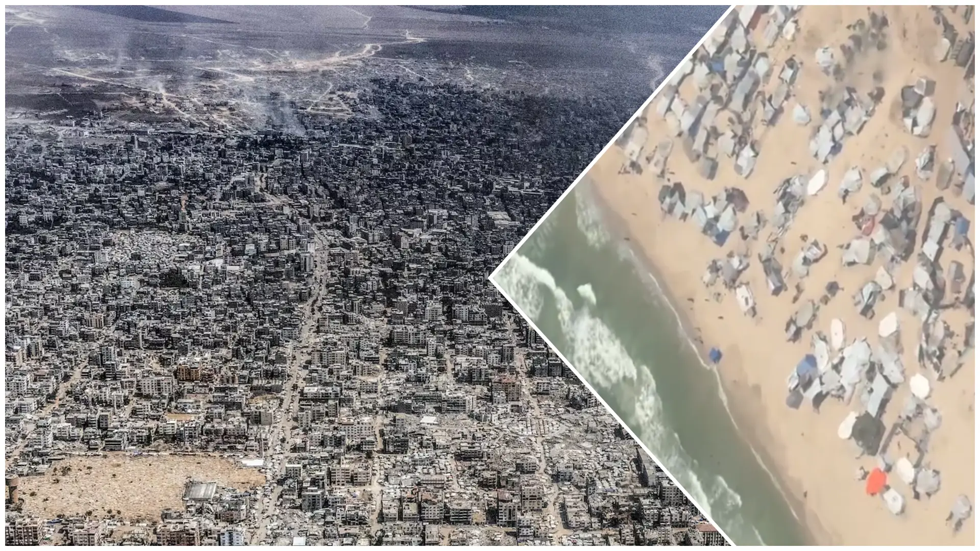 Breathtaking, heartbreaking: Gaza seen from air is all rubble and graves. What's left to occupy? WATCH