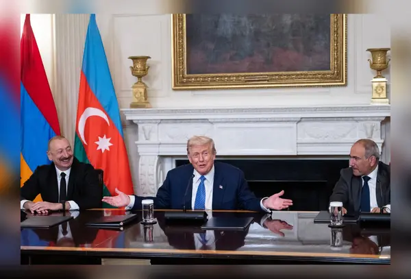 Trump hailed as 'peacemaker' as Armenia, Azerbaijan agree to stop fighting 'forever' Trump hailed as 'peacemaker' as Armenia, Azerbaijan agree to stop fighting 'forever'