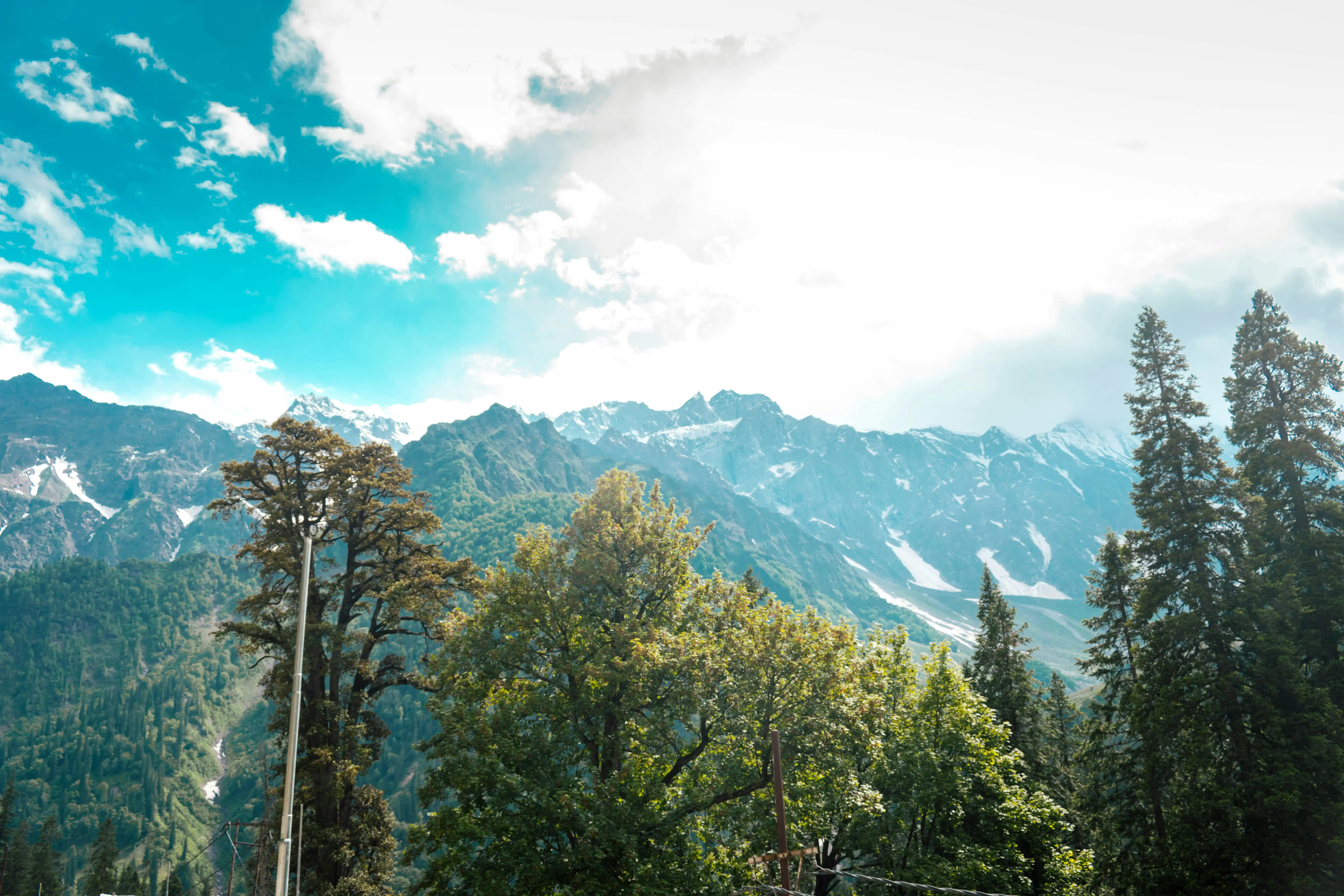 2. Calm mountain environment