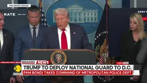 Breaking: 'Will bring in the military, if needed' | Trump to deploy National Guards to D.C.
