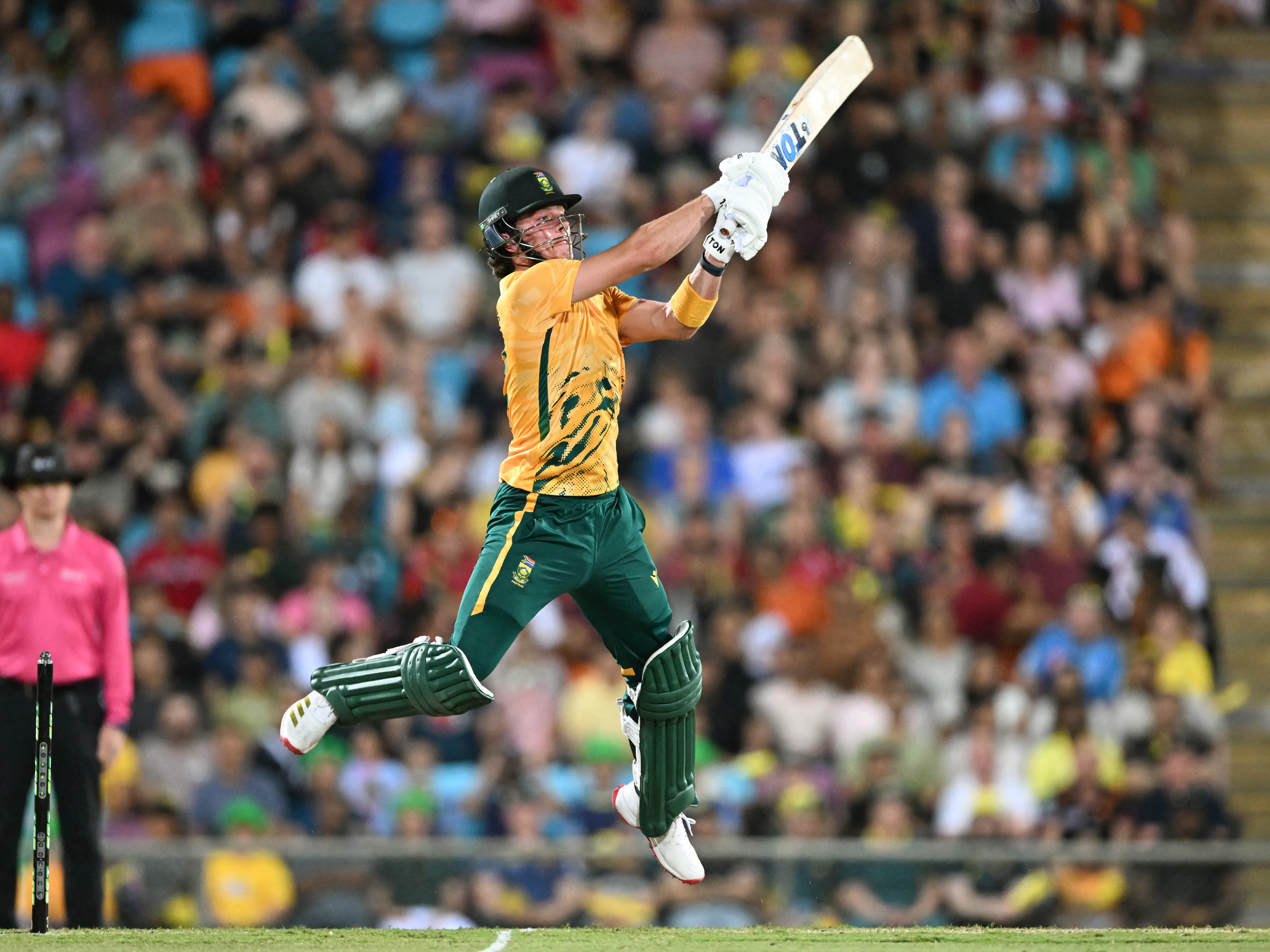 Dewald Brevis smashes second-fastest ton for South Africa in T20Is. Check all the records he set Dewald Brevis smashes second-fastest ton for South Africa in T20Is. Check all the records he set