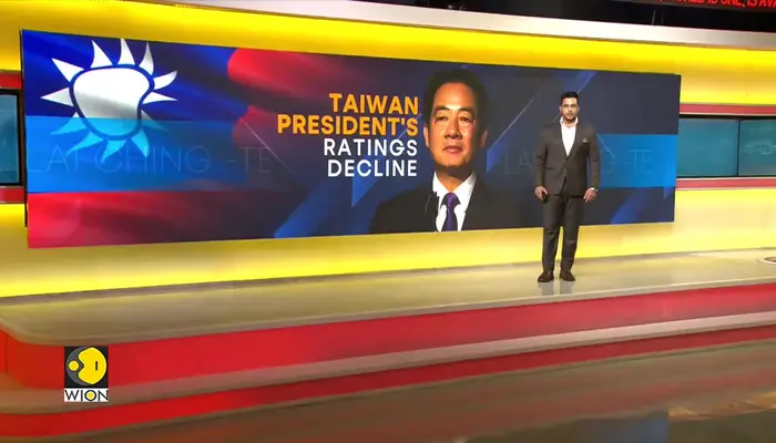 Taiwan President Lai faces lowest approval rating since Taking office