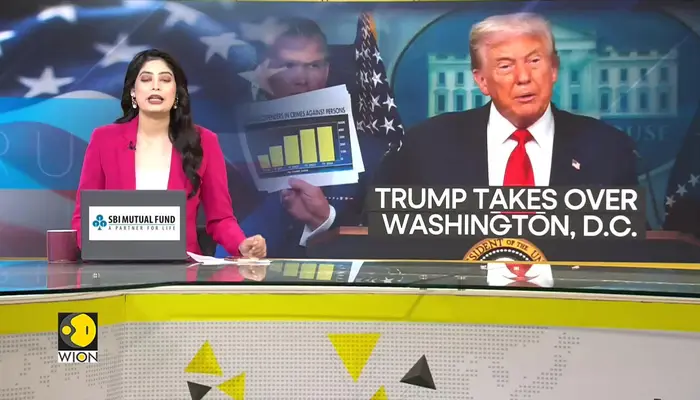 Donald Trump takes over Washington DC, 850 officers & agents arrest 23 in the city 