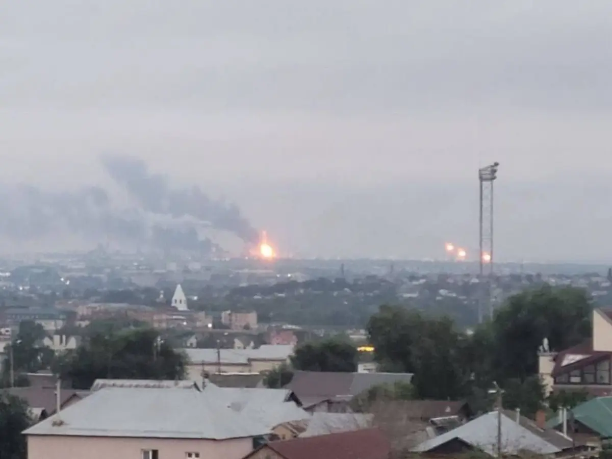 Ukrainian drones blow up Russian ship carrying Iranian UAV parts, hit oil refinery ahead of Trump-Putin meet Ukrainian drones blow up Russian ship carrying Iranian UAV parts, hit oil refinery ahead of Trump-Putin meet