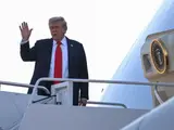 Trump says he will be ‘unhappy’ if no deal is reached today ahead of Putin talks