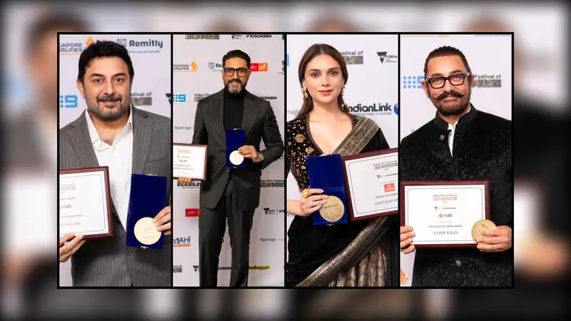 Indian Film Festival of Melbourne 2025: Aamir Khan, Abhishek Bachchan, Aditi Rao Hydari among Winners Indian Film Festival of Melbourne 2025: Aamir Khan, Abhishek Bachchan, Aditi Rao Hydari among Winners