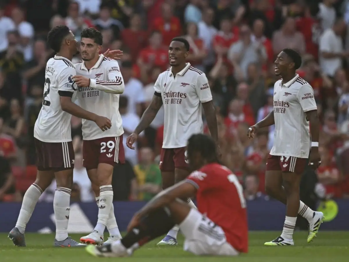 No hurray for Manchester United as Arsenal win at Trafford to open their PL campaign No hurray for Manchester United as Arsenal win at Trafford to open their PL campaign
