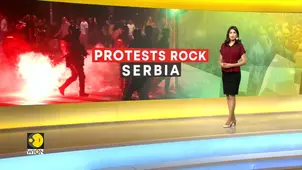 Serbia Protests: Protesters Torch Ruling Party Offices, Demand Early Elections | Race To Power | WION