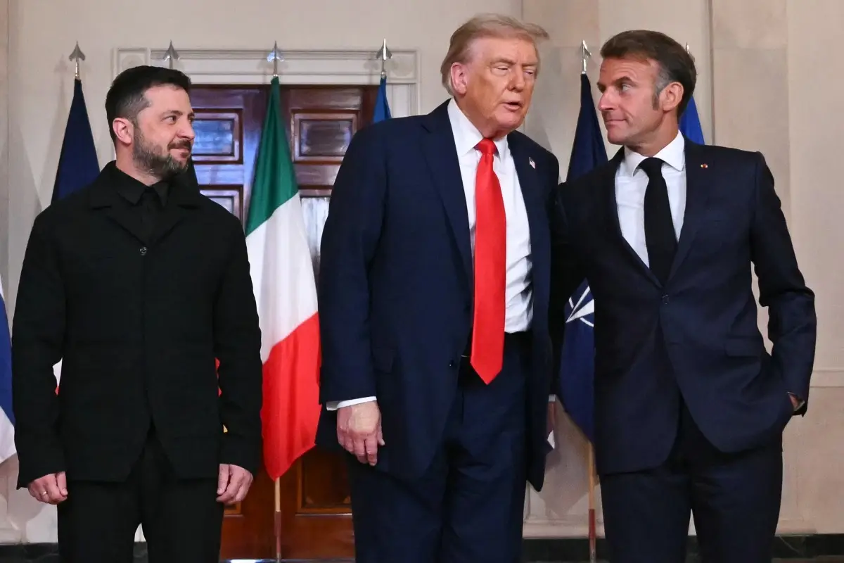 ‘He wants to make a deal for me’: Hot mic catches Trump whispering to Macron. Here’s what he said