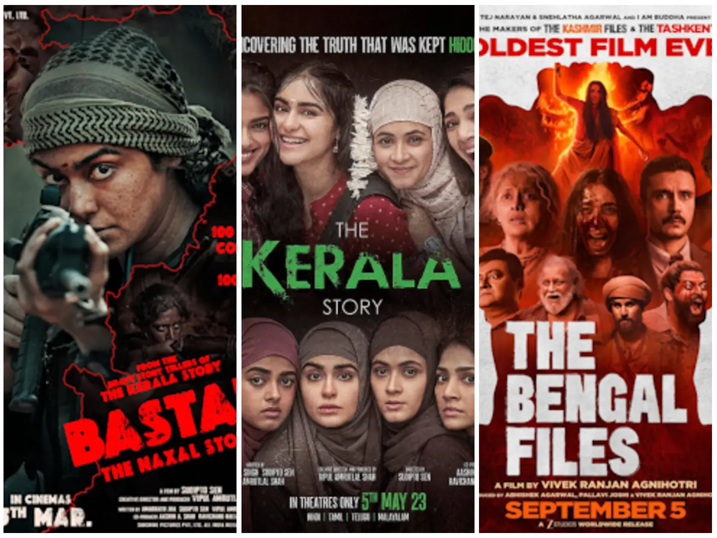 From Bengal Files to Padmaavat, how these 14 films polarised politics and public opinion, caused uproar: India's era of divisive cinema in pics