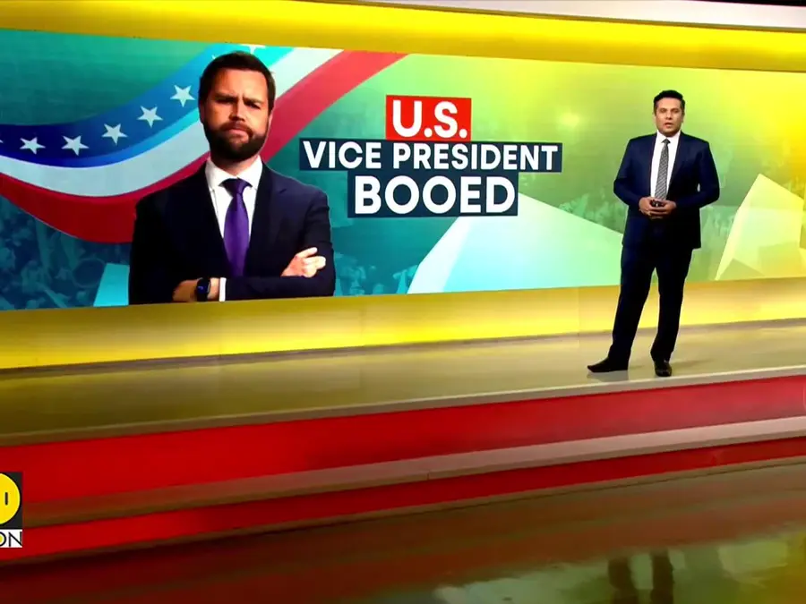 U.S. Vice President JD Vance Gets Booed in Washington D.C. 