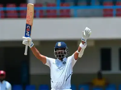 Only Indian to hit two Test centuries in same match while batting below no. 4