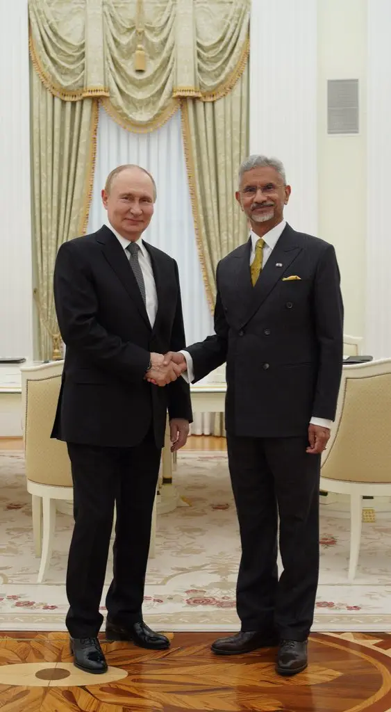 Indian EAM S Jaishankar meets Putin in Moscow amid Trump’s tariff threats over Russian oil purchase