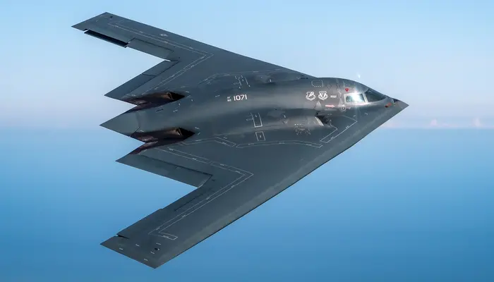 Can satellites in space detect the B-2 bomber?