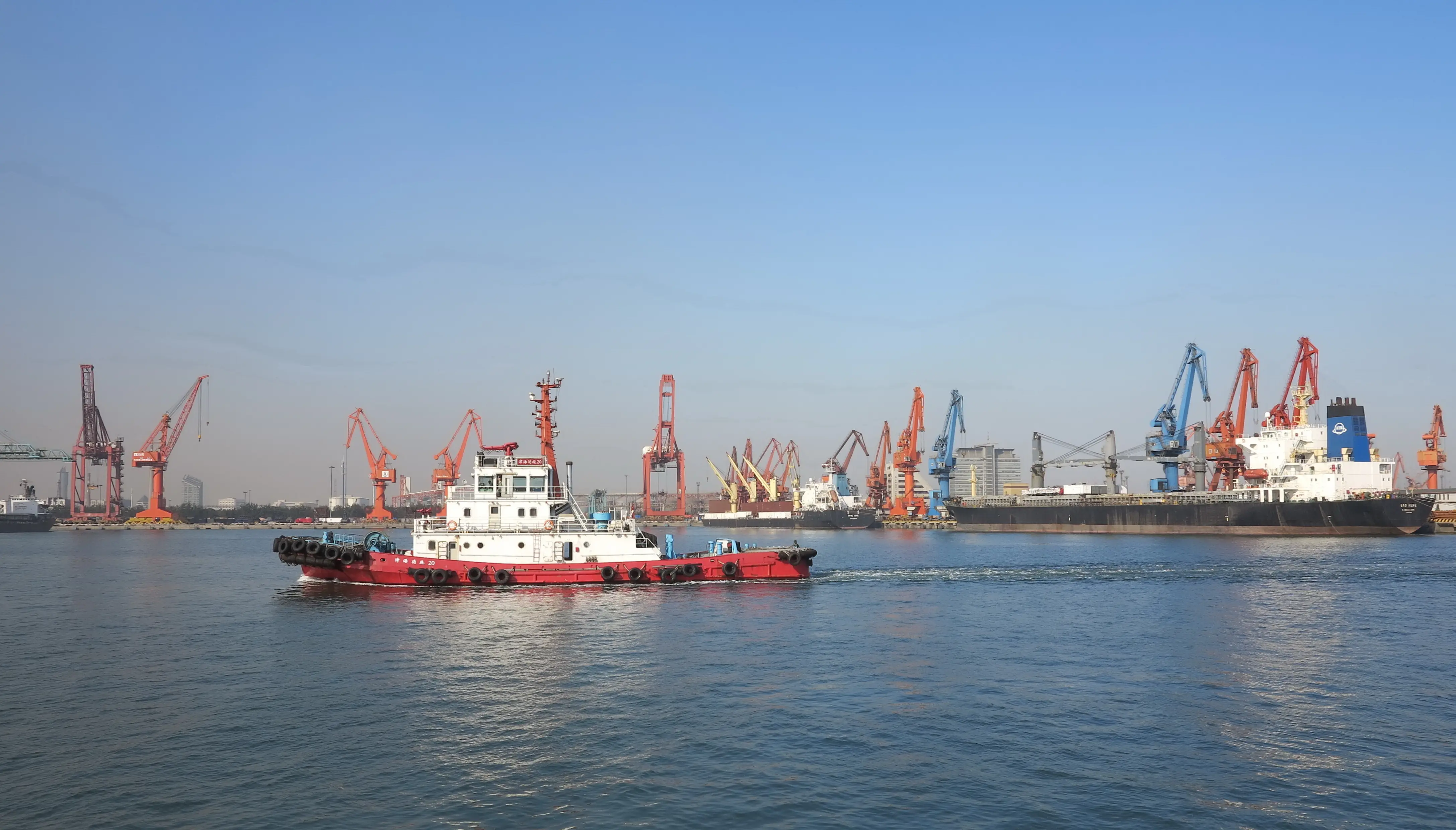 Tianjin is a major port city where East and West meet