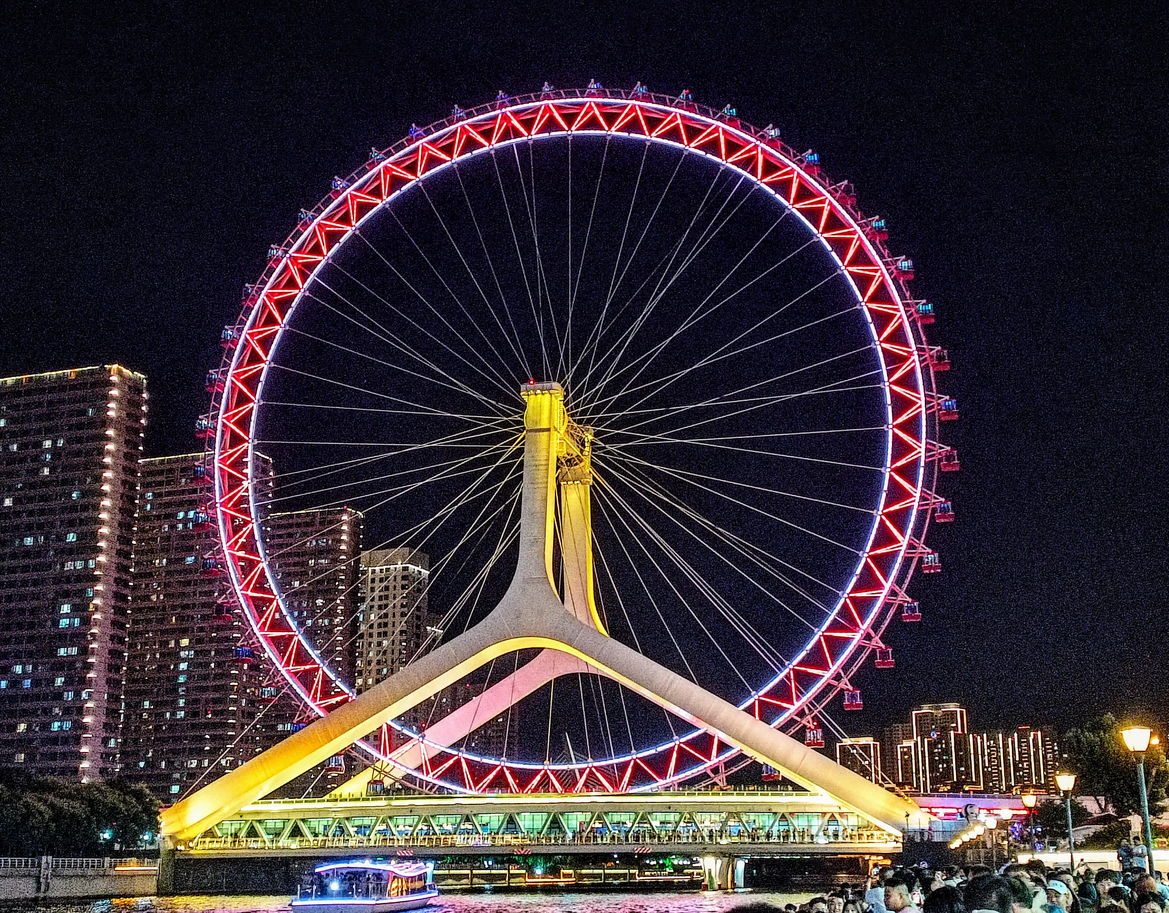 Home of Tiianjin Eye, one of world's largest Ferris wheels