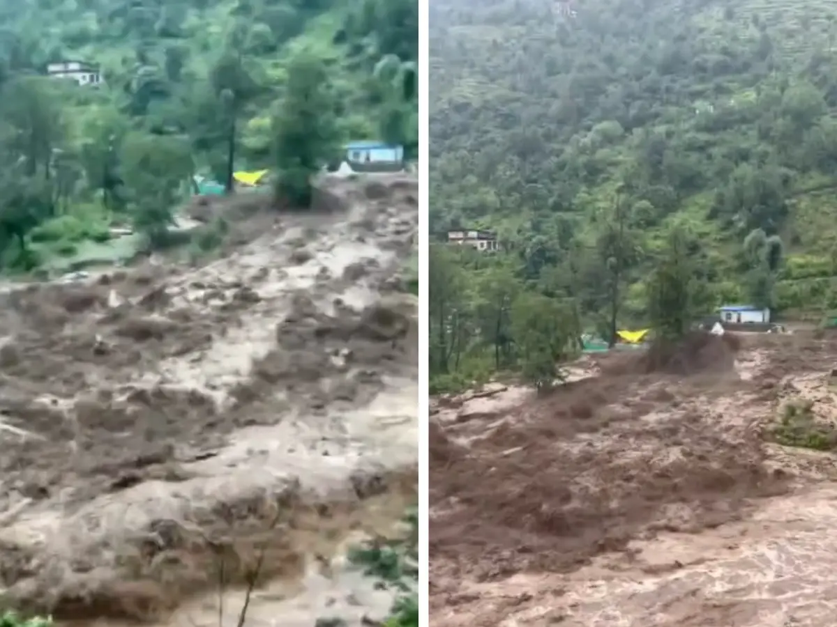Jammu and Kashmir's Doda hit by massive flood after sudden cloudburst, several roads closed - Dramatic video surfaces Jammu and Kashmir's Doda hit by massive flood after sudden cloudburst, several roads closed - Dramatic video surfaces