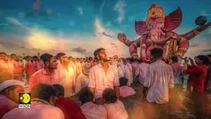 India: Thousands queue up for blessings at iconic Lalbaughcha Raja 