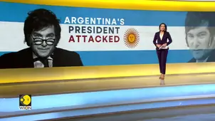 Argentina's President Javier Milei attacked during a rally near Buenos Aires 