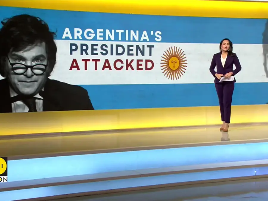 Argentina's President Javier Milei attacked during a rally near Buenos Aires 