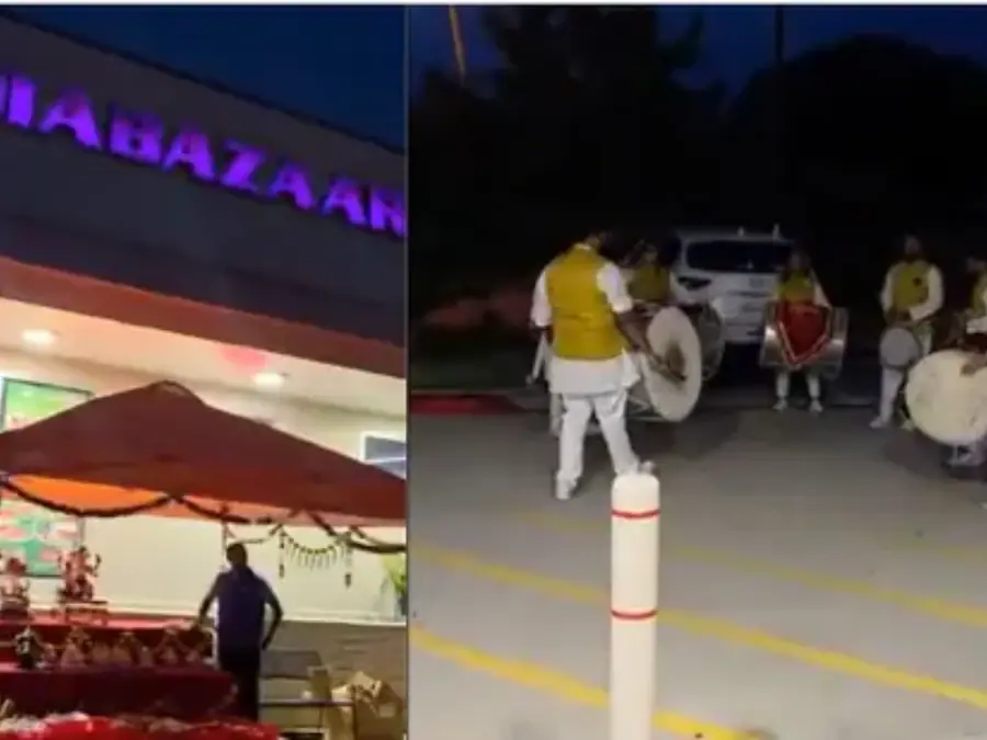 Ganesh Chaturthi celebration in Texas parking lot sparks controversy; leaves Internet divided