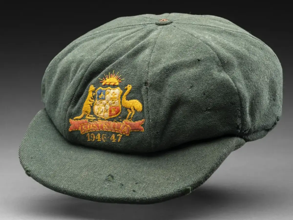Donald Bradman’s 1946 baggy green costs a fortune – here’s why it matters Donald Bradman’s 1946 baggy green costs a fortune – here’s why it matters