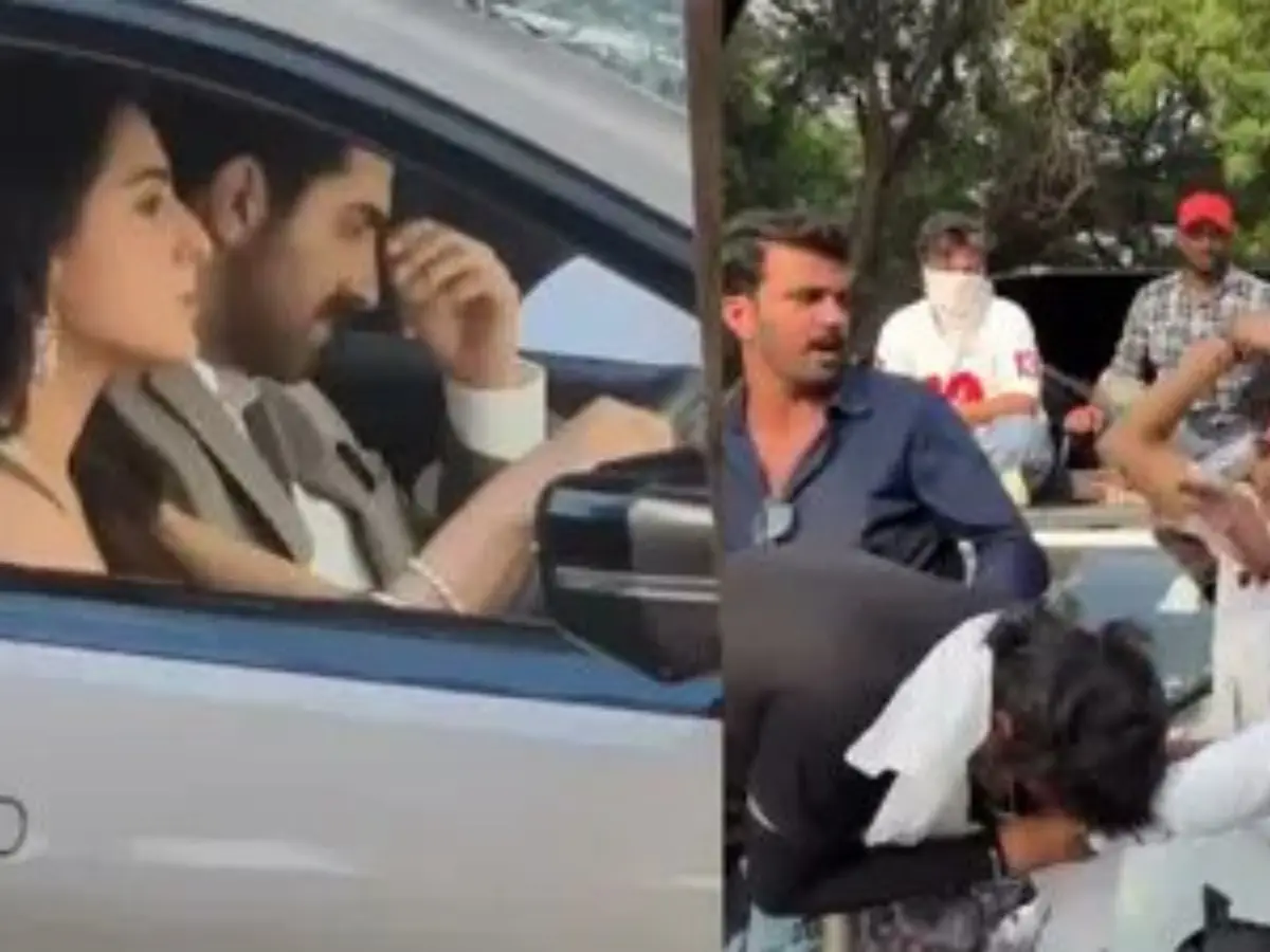Scuffle breaks out on sets of Ayushmann Khurrana, Sara Ali Khan's film set; FIR lodged against local youth Scuffle breaks out on sets of Ayushmann Khurrana, Sara Ali Khan's film set; FIR lodged against local youth