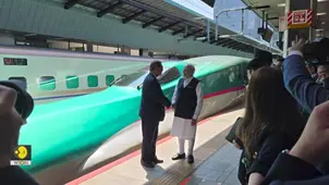 PM Modi in Japan: PM Meets Japanese Governors, Takes Bullet Train with PM Ishiba 