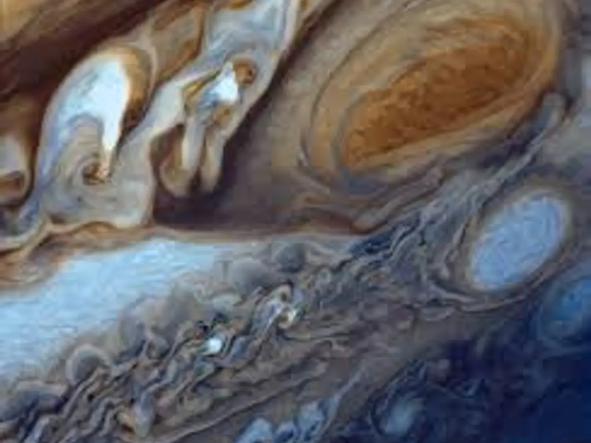 Inside the massive storm bigger than Earth