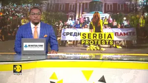 Serbia protests: thousands march in Belgrade against government