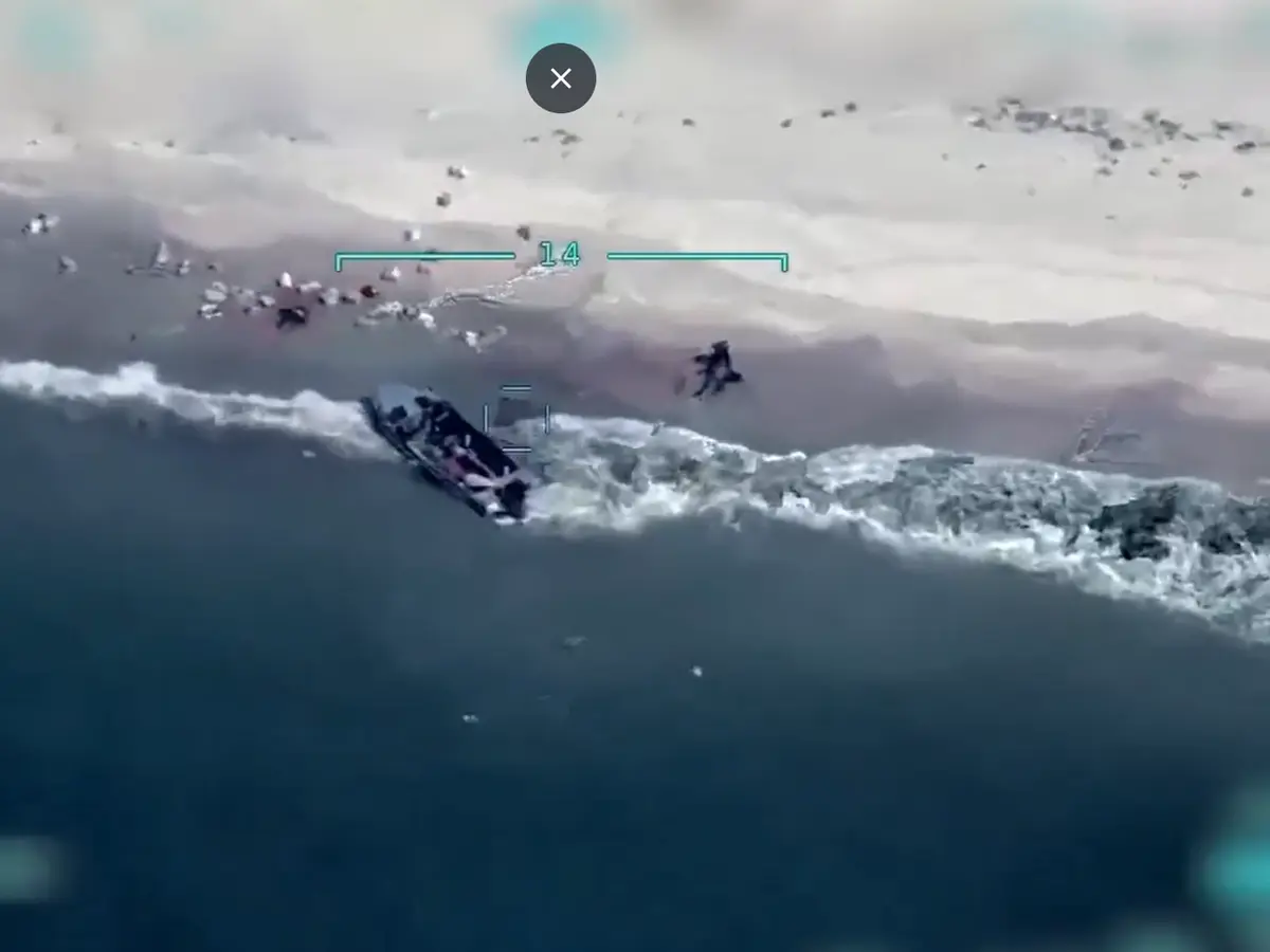 Ukraine Uses Drone to Destroy Russian Boat, Troops in Black Sea