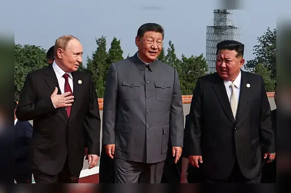 China showcases military might, parades missiles, laser weapons, jets and drones China showcases military might, parades missiles, laser weapons, jets and drones