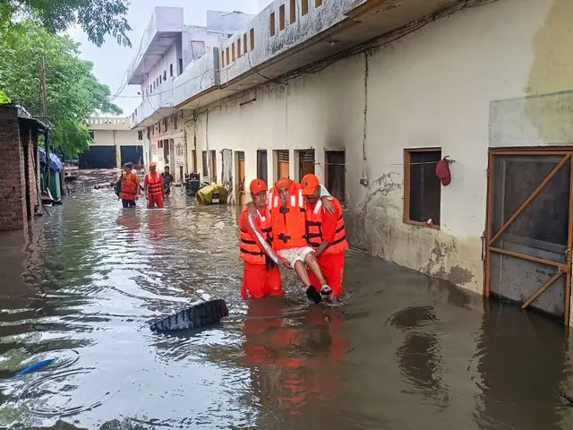 Punjab flood crisis: Death toll at 43 and 1,900 villages affected Punjab flood crisis: Death toll at 43 and 1,900 villages affected