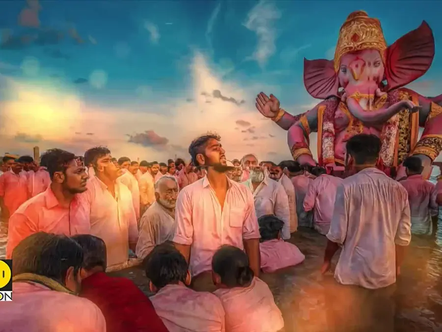 Ganesh visarjan: Vibrant hues and thousands of devotees 
