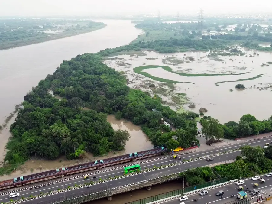 Yamuna river in Delhi above danger mark; several areas inundated