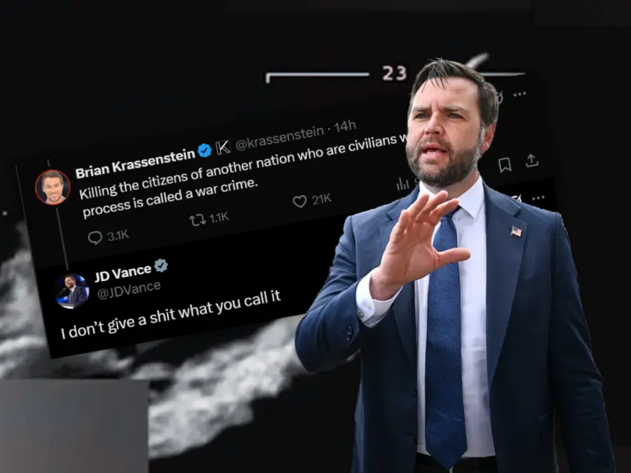 JD Vance brushes off war crime claims says 'I don't give a s**t' after Venezuela boat airstrike