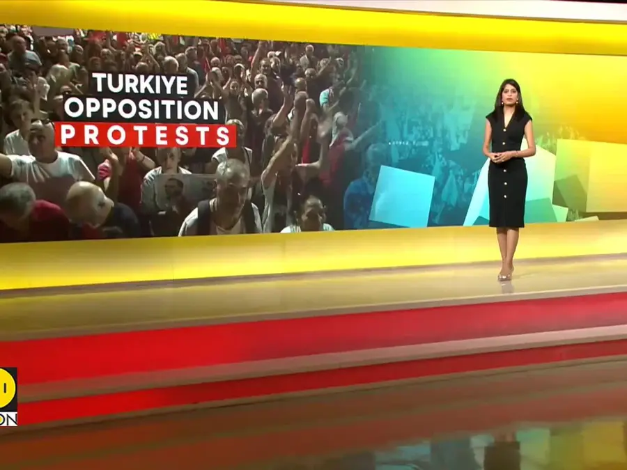 Supporters of Turkiye's Main Opposition Party Hold a Massive Protest in Istanbul 