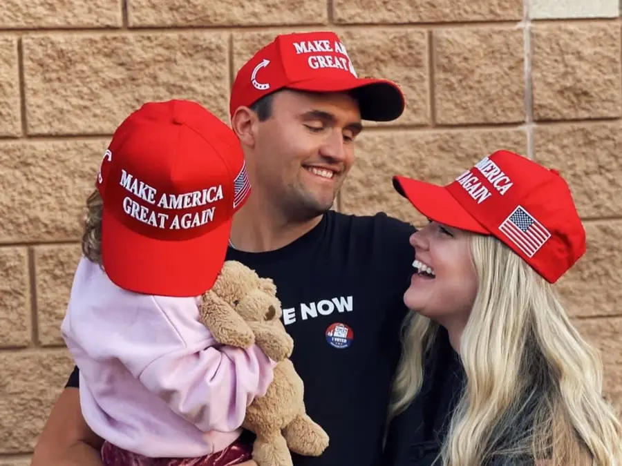 ‘The cries of this widow will echo around the world’: Charlie Kirk’s wife Erika Frantzve vows Turning Point USA will continue