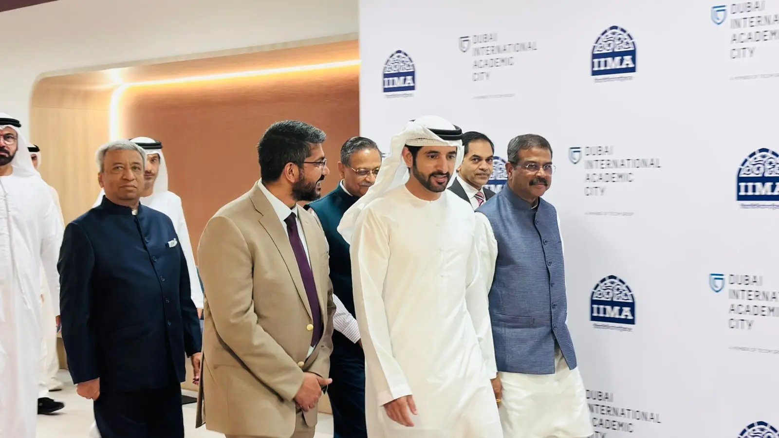 Education minister Dharmendra Pradhan, Dubai's Crown Prince inaugurate IIMA Dubai campus