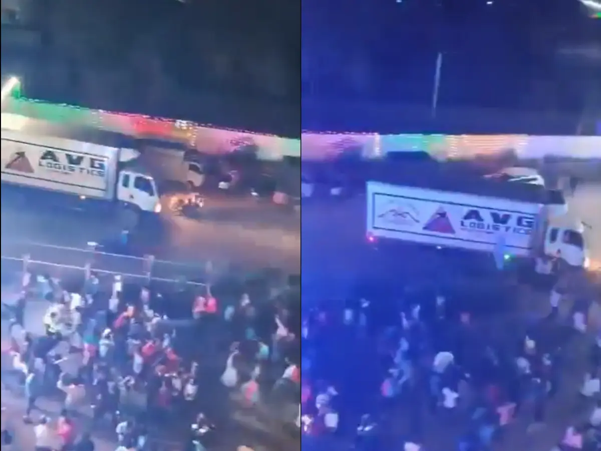 Caught on Camera: Moment before a truck in Hassan, Karnataka mowed down 9 people, injuring 22 others Caught on Camera: Moment before a truck in Hassan, Karnataka mowed down 9 people, injuring 22 others