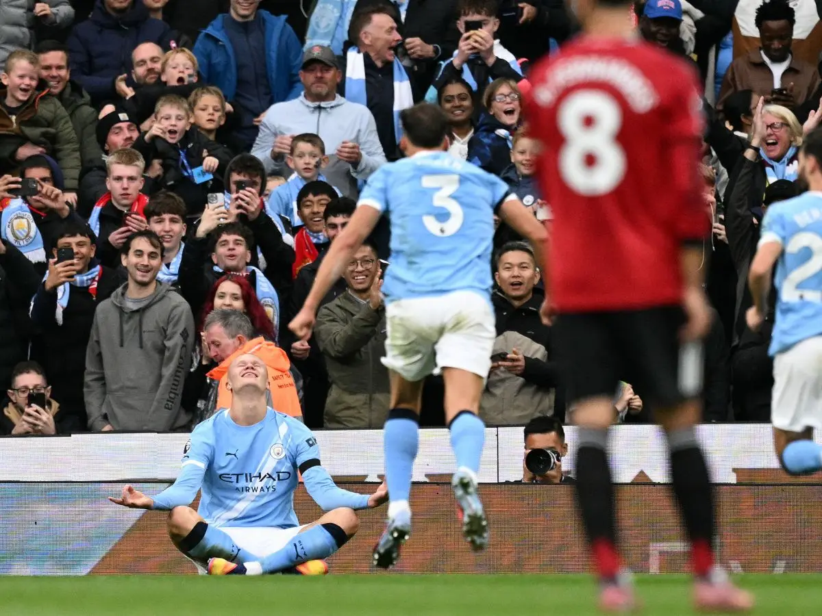 Erling Haaland hits brace as Manchester City inflict derby demolition on United Erling Haaland hits brace as Manchester City inflict derby demolition on United
