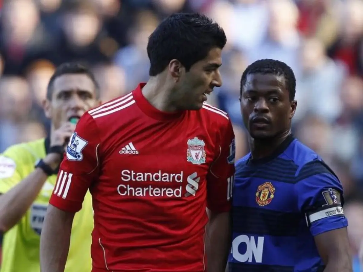 4. Luis Suarez-Patrice Evra (2012)