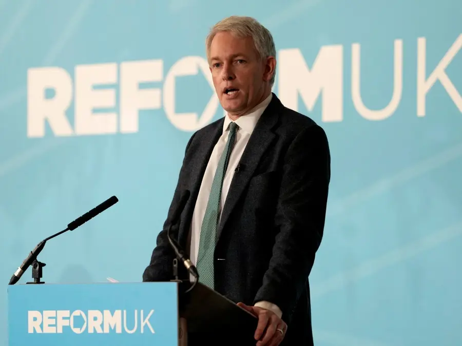 UK MP and shadow minister defects to Nigel Farage’s anti-immigration Reform party