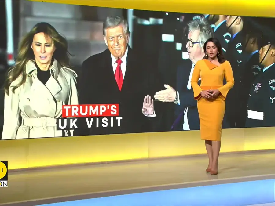 Trump in UK: U.S. President Arrives in UK For Historic Second Visit 
