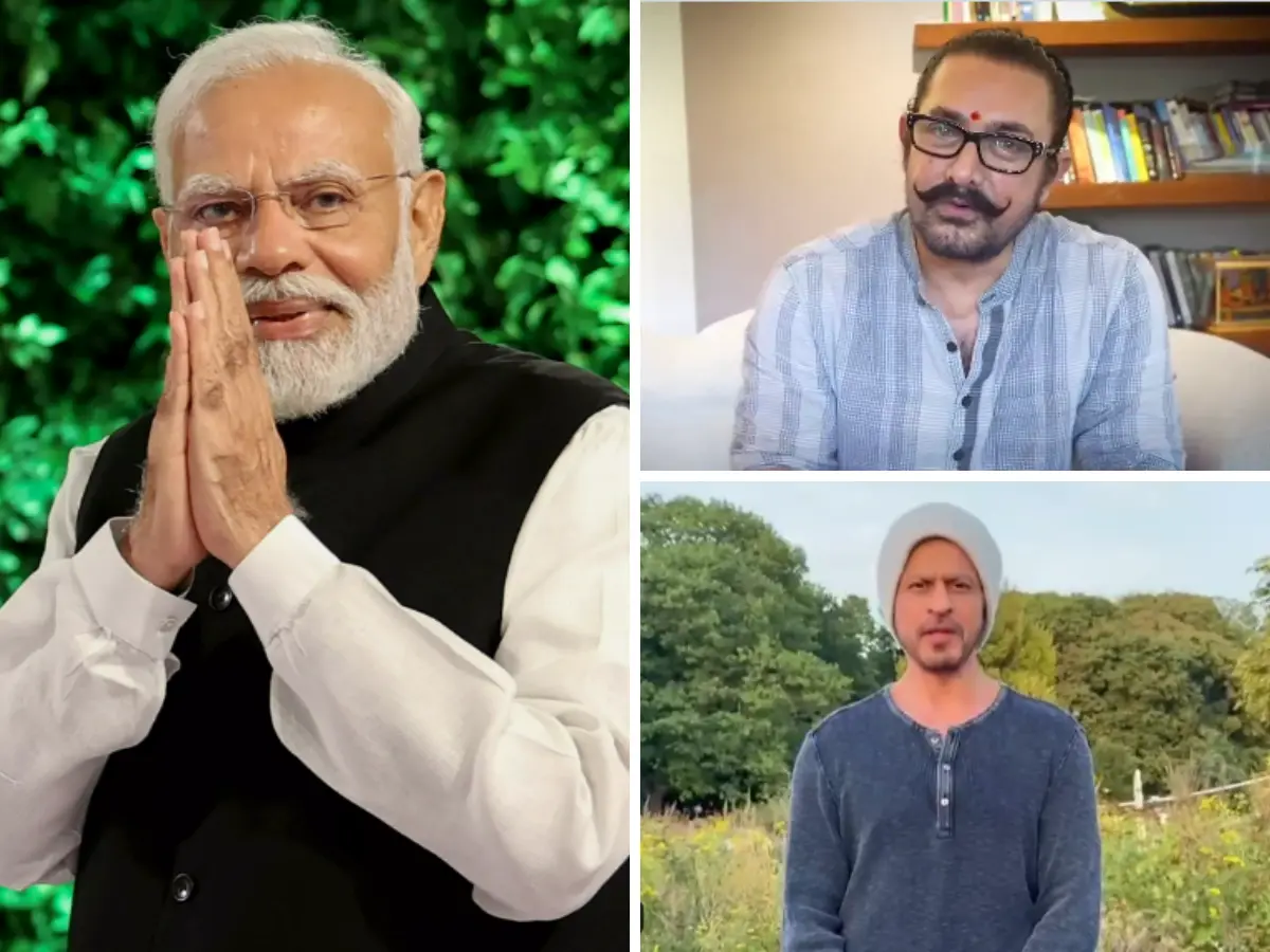 PM Modi turns 75, actors Aamir Khan, Shah Rukh Khan pour wishes on social media PM Modi turns 75, actors Aamir Khan, Shah Rukh Khan pour wishes on social media
